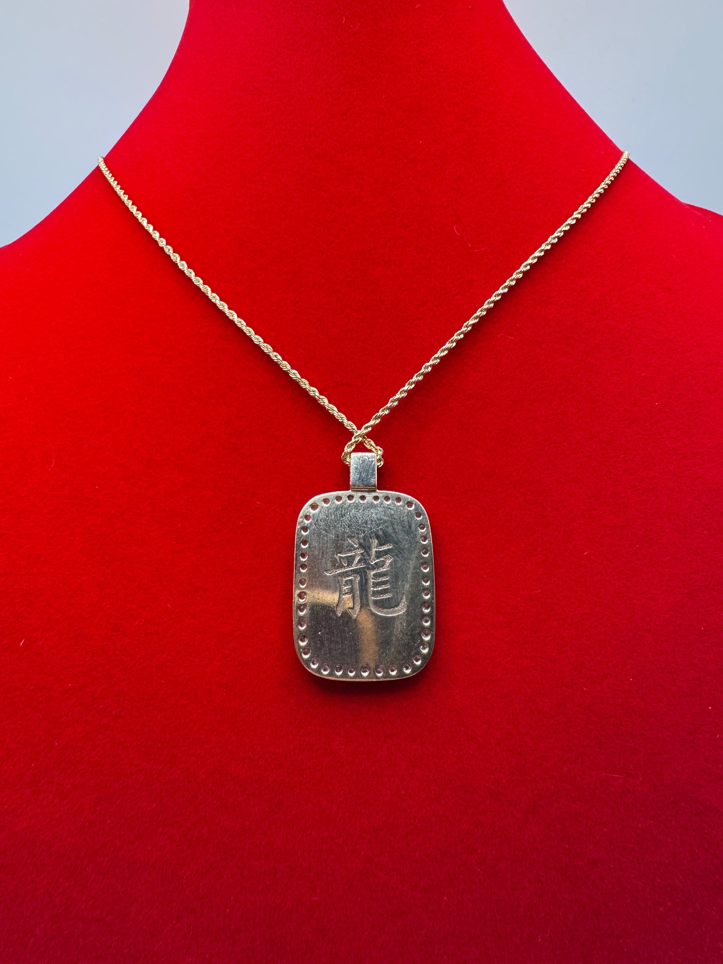 Diamond Dragon Pendant