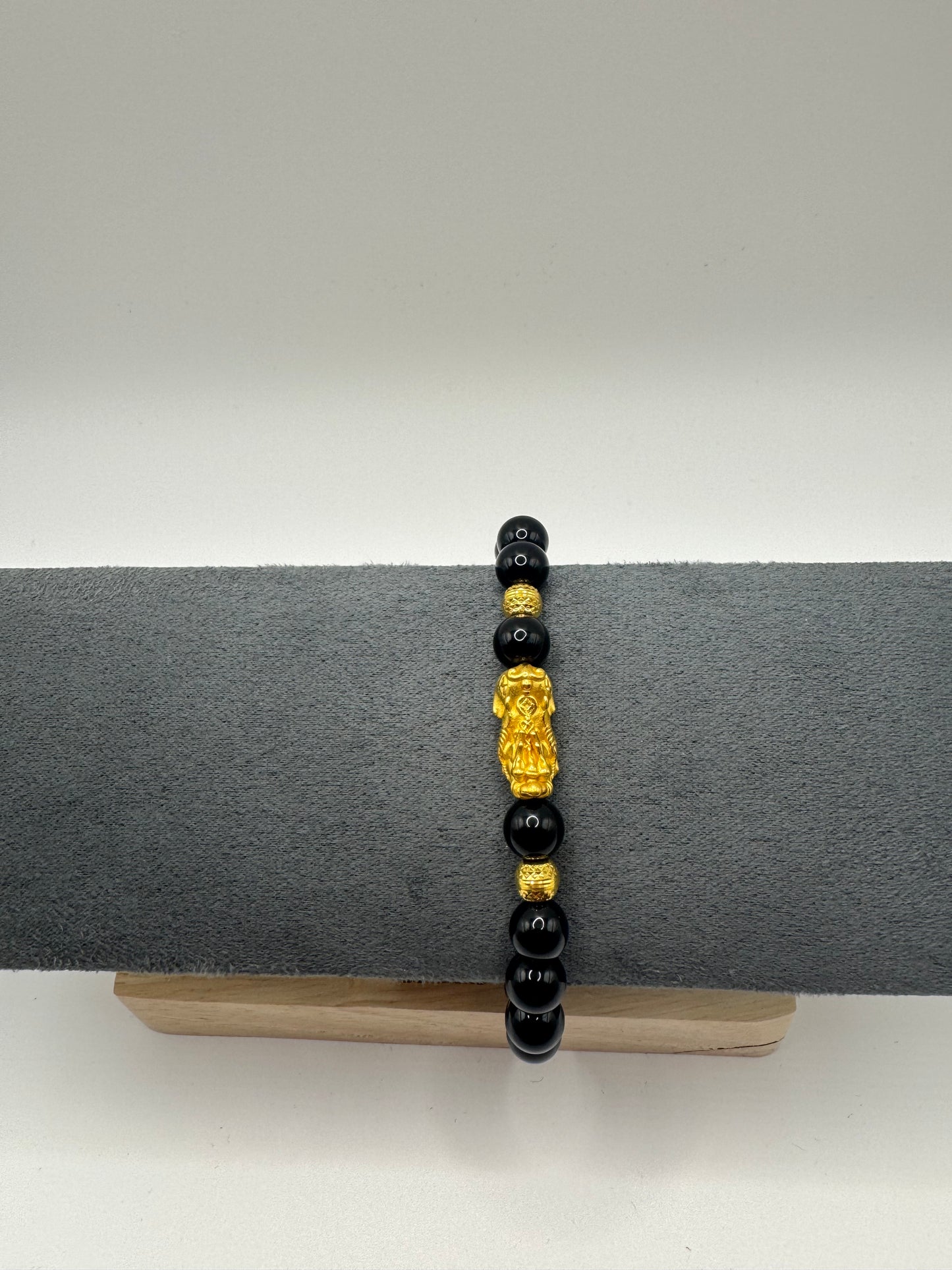 24k Gold PiXiu Beaded Bracelet